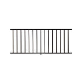 Weatherables Stanford 36 in. H x 72 in. W Textured Black Aluminum Railing Kit