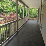Weatherables Riviera 3.5 ft. H x 6 ft. W Khaki Vinyl Railing Kit