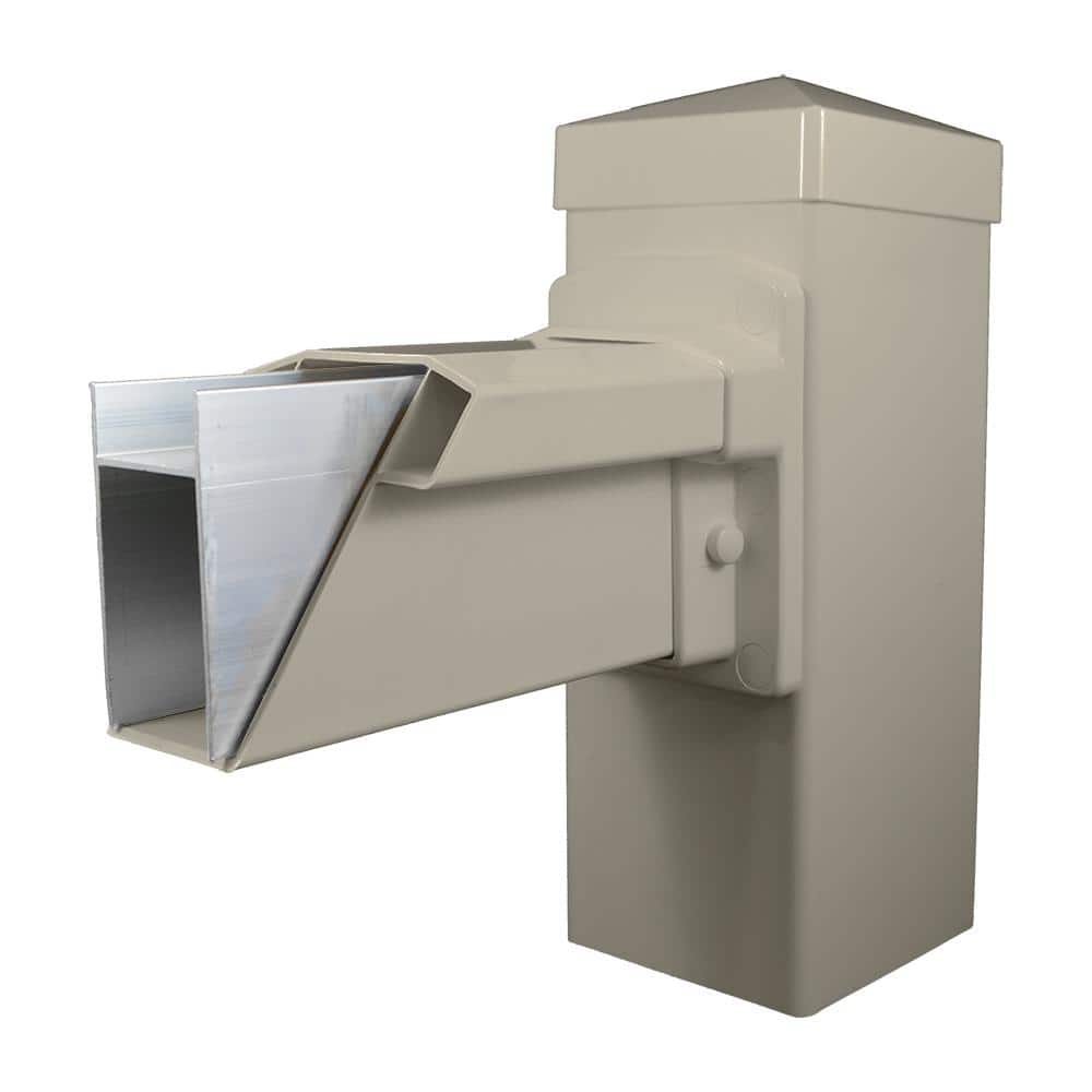 Weatherables Riviera 3.5 ft. H x 6 ft. W Khaki Vinyl Railing Kit