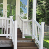 Weatherables Naples 3 ft. H x 4 ft. W White Vinyl Railing Kit