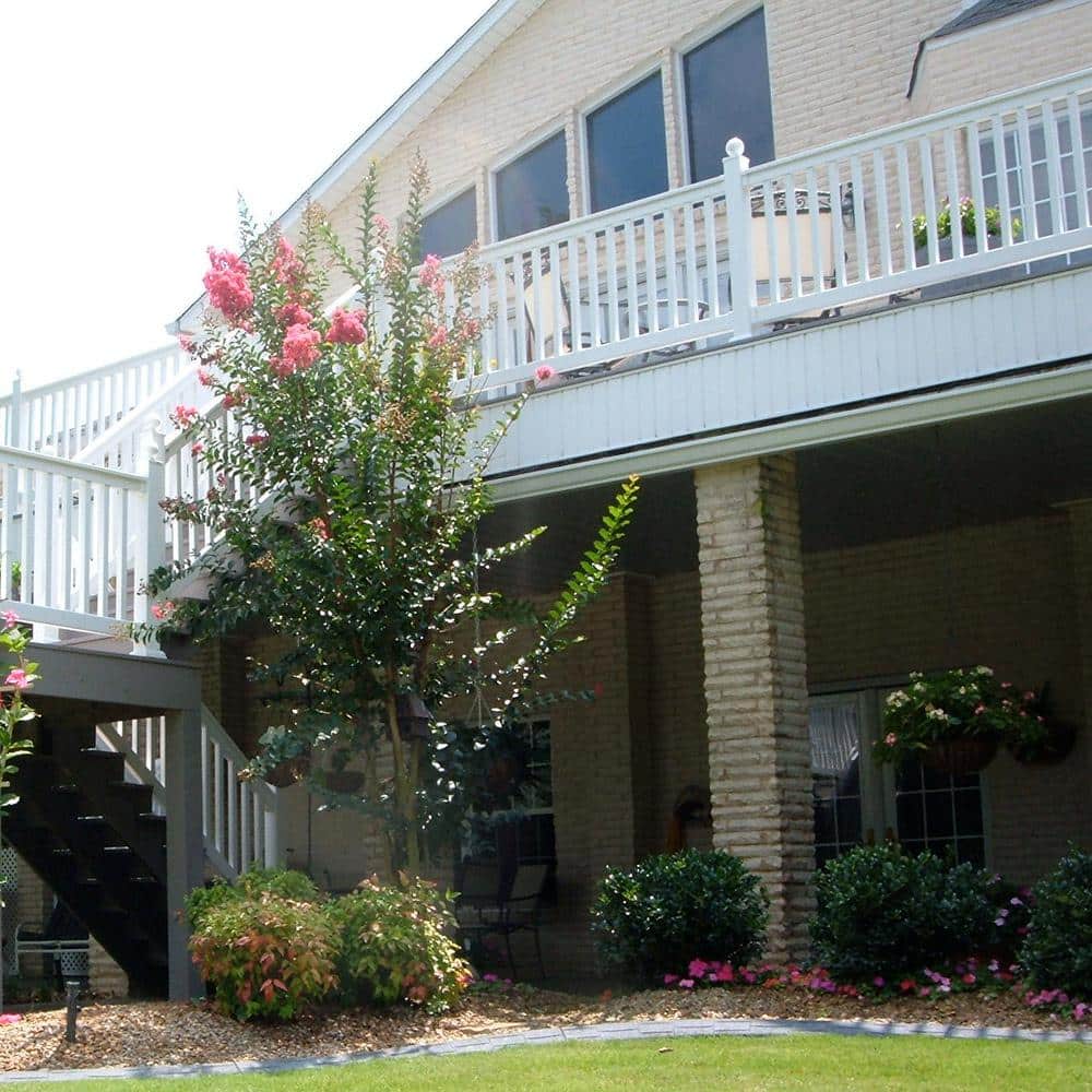 Weatherables Riviera 3 ft. H x 6 ft. W White Vinyl Railing Kit
