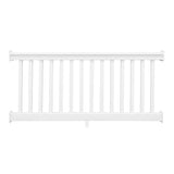 Weatherables Riviera 3 ft. H x 6 ft. W White Vinyl Railing Kit