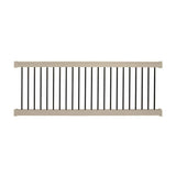 Weatherables Bellaire 3.5 ft. H x 6 ft. W Khaki Vinyl Railing Kit