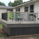 Weatherables Bellaire 3 ft. H x 8 ft. W Tan Vinyl Railing Kit