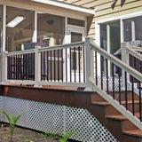 Weatherables Bellaire 3 ft. H x 8 ft. W Tan Vinyl Railing Kit