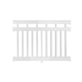 Weatherables Hallandale 3.5 ft. H x 4 ft. W Vinyl White Railing Kit