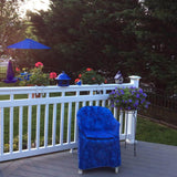 Weatherables Hallandale 3.5 ft. H x 8 ft. W Vinyl White Railing Kit