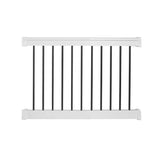 Weatherables Bellaire 3 ft. H x 4 ft. W White Vinyl Railing Kit