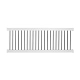Weatherables Bellaire 3 ft. H x 6 ft. W White Vinyl Railing Kit