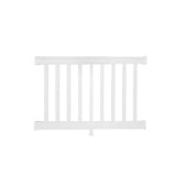 Weatherables Vanderbilt 3 ft. H x 4 ft. W White Vinyl Railing Kit