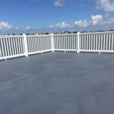 Weatherables Vanderbilt 3 ft. H x 6 ft. W White Vinyl Railing Kit