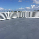 Weatherables Vanderbilt 3 ft. H x 8 ft. W White Vinyl Railing Kit