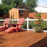 Weatherables Vilano 3.5 ft. H x 6 ft. W Vinyl White Railing Kit