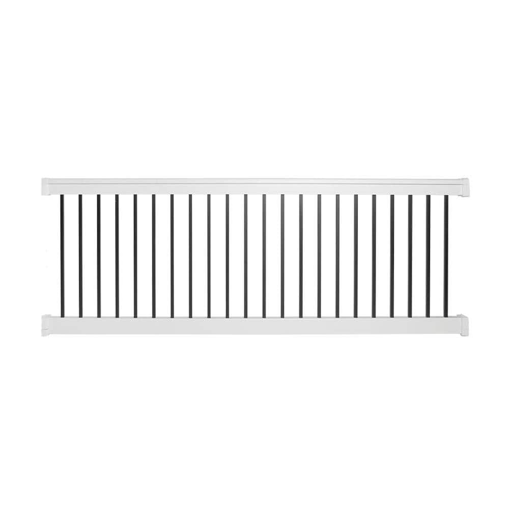 Weatherables Vilano 3.5 ft. H x 8 ft. W Vinyl White Railing Kit