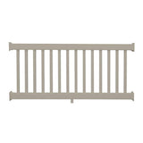 Weatherables Naples 3 ft. H x 6 ft. W Khaki Vinyl Railing Kit