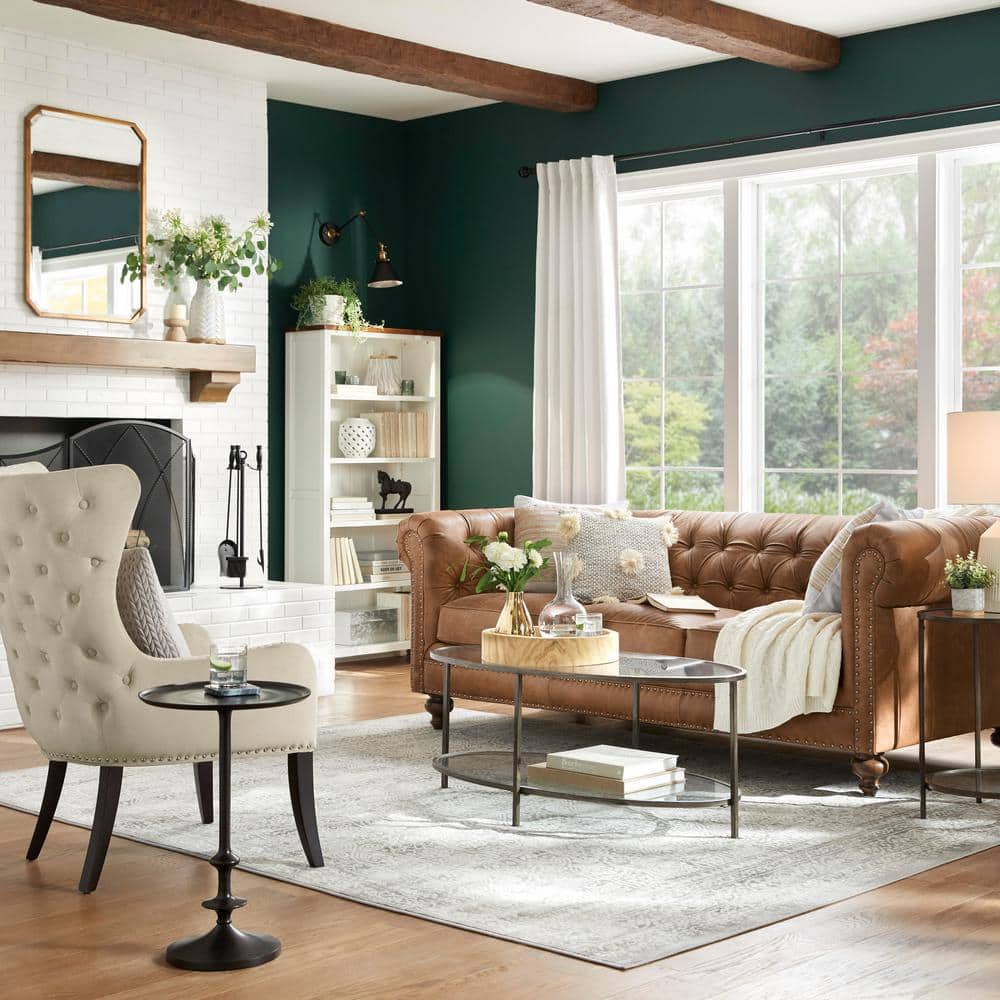 Blue Ridge Hardwood Flooring Castlebury Weathered Cottage White Oak 3/8 in. T x 6 in. W Click Lock Engineered Hardwood Flooring (30.5 sq. ft./Case)