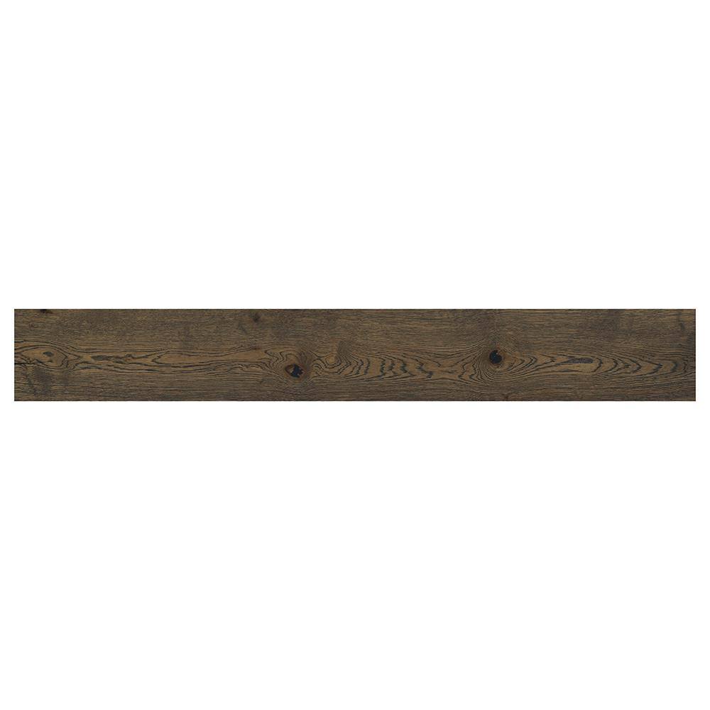 Sure+ Weathered Oak White Oak 1/4 in. T x 6.5 in. W Click Lock Hand Scraped Engineered Hardwood Flooring (21.7 sqft/case)