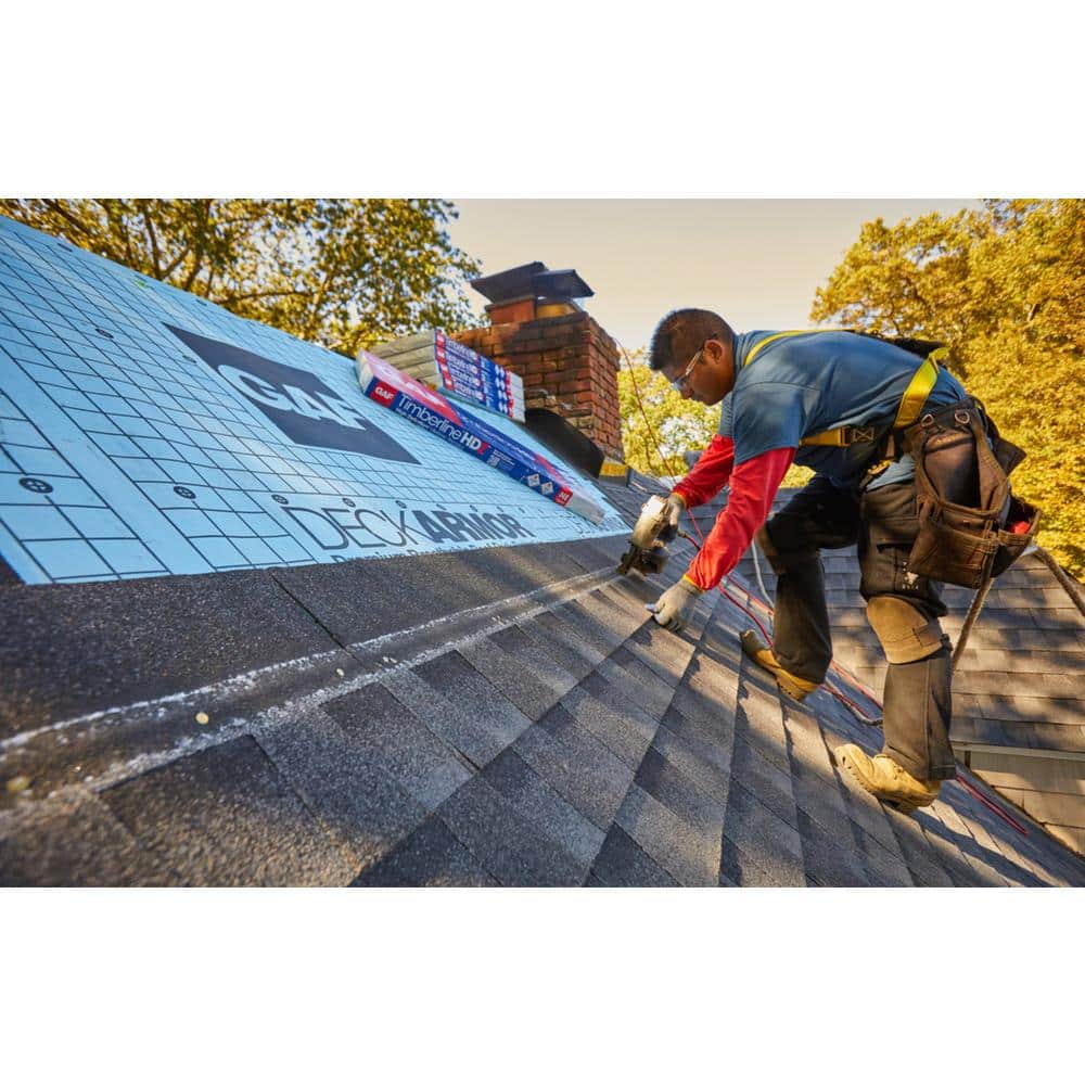 GAF Timberline HDZ Weathered Wood Algae Resistant High Definition Shingles