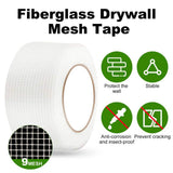 Wellco 6 in. x 164 ft. Self-Adhesive Fiberglass Mesh Drywall Joint Tape