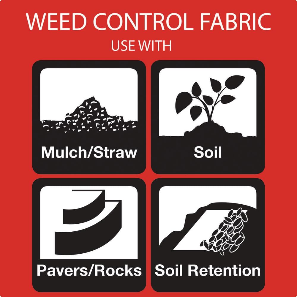 Wellco 4 ft. x 100 ft. Black Silt Fence Fabric Rolls Heavy-Duty Dot Black Backed Silt Fence For Weeds Block