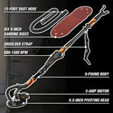WEN 15 ft. 5 Amp Variable Speed Drywall Sander with Dust Hose