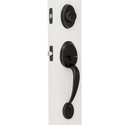 Copper Creek 
    Colonial Polished Brass Door Handleset and Waverlie Lever Trim - Super Arbor