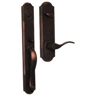 Delaney 
    Italian Collection Visconti Dummy Edged Bronze Door Handleset with Sorado Interior - Super Arbor