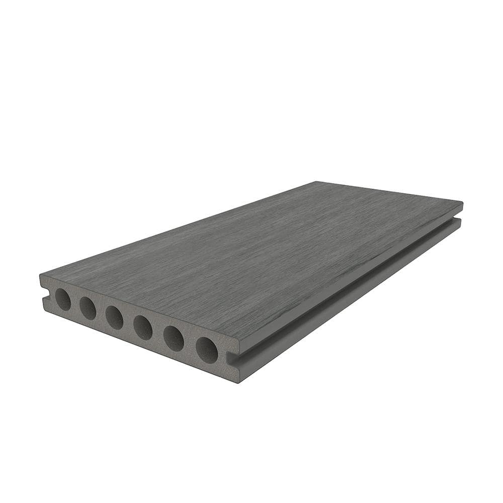 NewTechWood UltraShield Naturale Voyager Series Westminster Gray Composite Decking Board 49-Pack