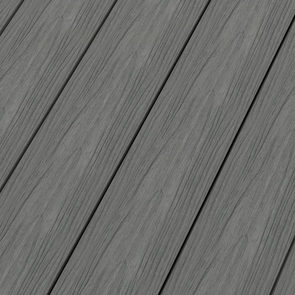 NewTechWood UltraShield Naturale Voyager Series Westminster Gray Composite Decking Board 49-Pack