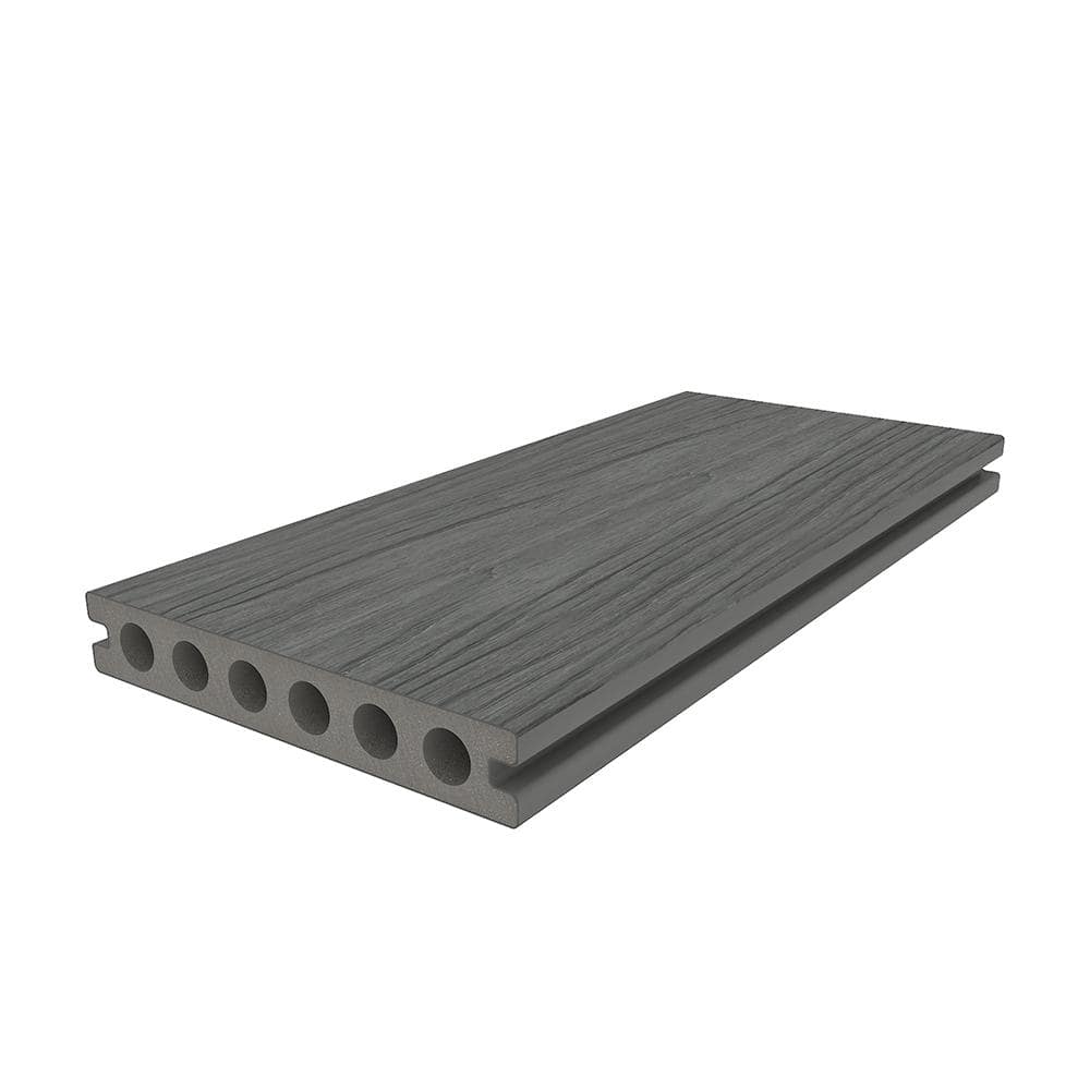 NewTechWood UltraShield Naturale Voyager Series Westminster Gray Composite Decking Board 49-Pack