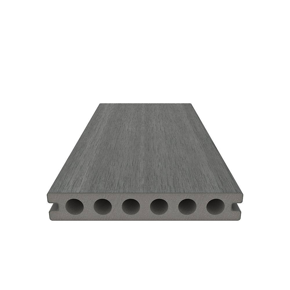 NewTechWood UltraShield Natural Voyager Series Westminster Gray Composite Decking Board (49-Pack)