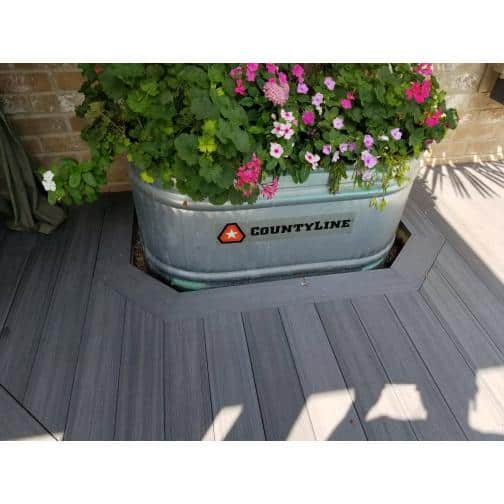 NewTechWood UltraShield Naturale Westminster Gray Composite Decking Board