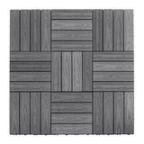 NewTechWood UltraShield Naturale 1 ft. x 1 ft. Quick Deck Outdoor Composite Deck Tile Sample in Westminster Gray