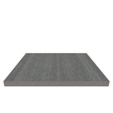 NewTechWood UltraShield 0.6 in. x 12 in. x 12 ft. Westminster Gray Fascia Composite Decking Board