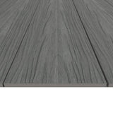 NewTechWood UltraShield 0.6 in. x 12 in. x 12 ft. Westminster Gray Fascia Composite Decking Board