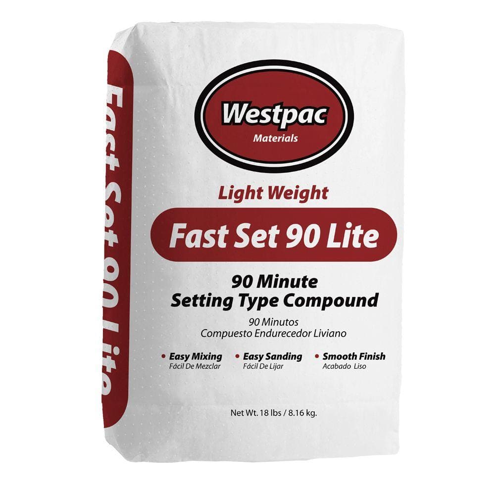 Westpac Materials 18 lb. Fast Set 90 Lite Setting-Type Powder Joint Compound