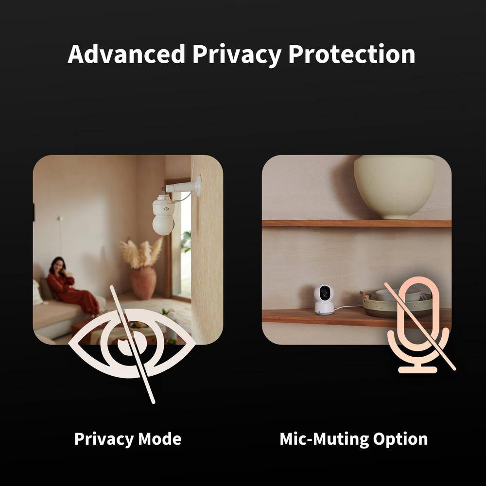 Aqara Camera E1, Home Security Camera with PT Function, Home Automation, Light AI Detection, AqaraHub is required