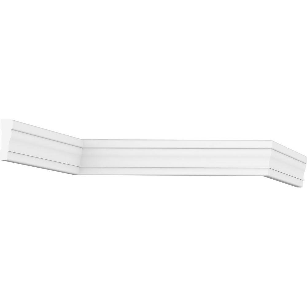 Ekena Millwork 2-1/4 in. x 3/4 in. x 96 in. Colonial Casing Moulding, PVC