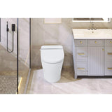 Abruzzo Elongated Smart Bidet Toilet with Sensor Flush & Night Light