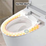Abruzzo Tankless Elongated Smart Toilet Bidet with Auto Flush and Heated Seat