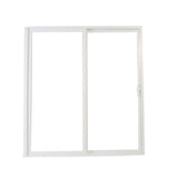 72 in. x 80 in. 50 Series White Vinyl Right-Hand Sliding Patio Door with Blinds