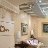 American Pro Decor 4-1/2 in. x 3-1/8 in. x 94-1/2 in. Acanthus Polyurethane Crown Moulding Pro Pack 15-1/2 LF (2-Pack)