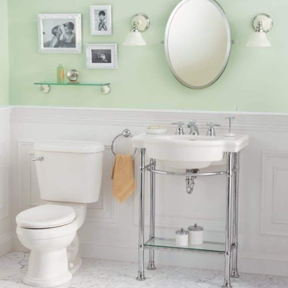 American Standard Retrospect 27 in. W Pedestal Sink Basin in White