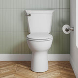 American Standard Cadet White Round Chair Height 2-Piece Toilet, 12-in Rough-In, ADA Compliant