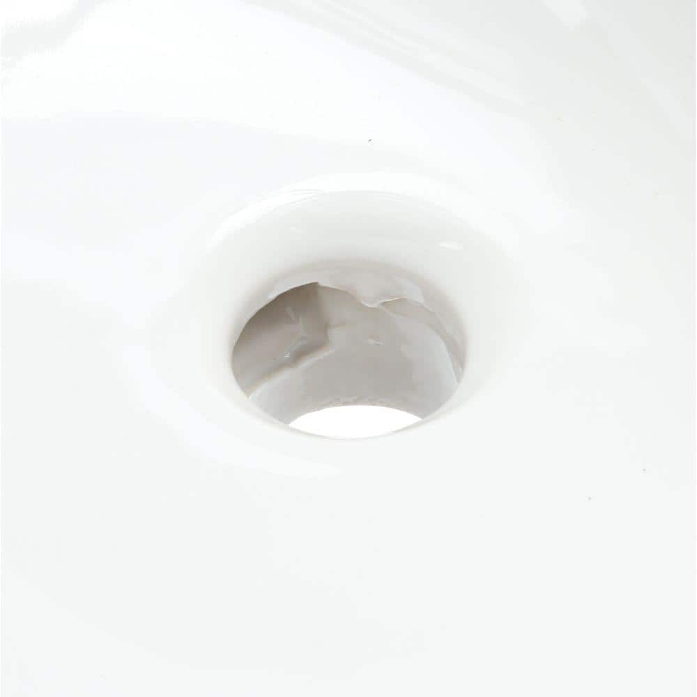 American Standard Ovalyn Undermount Bathroom Sink in White, 17.1 x 14.12 in