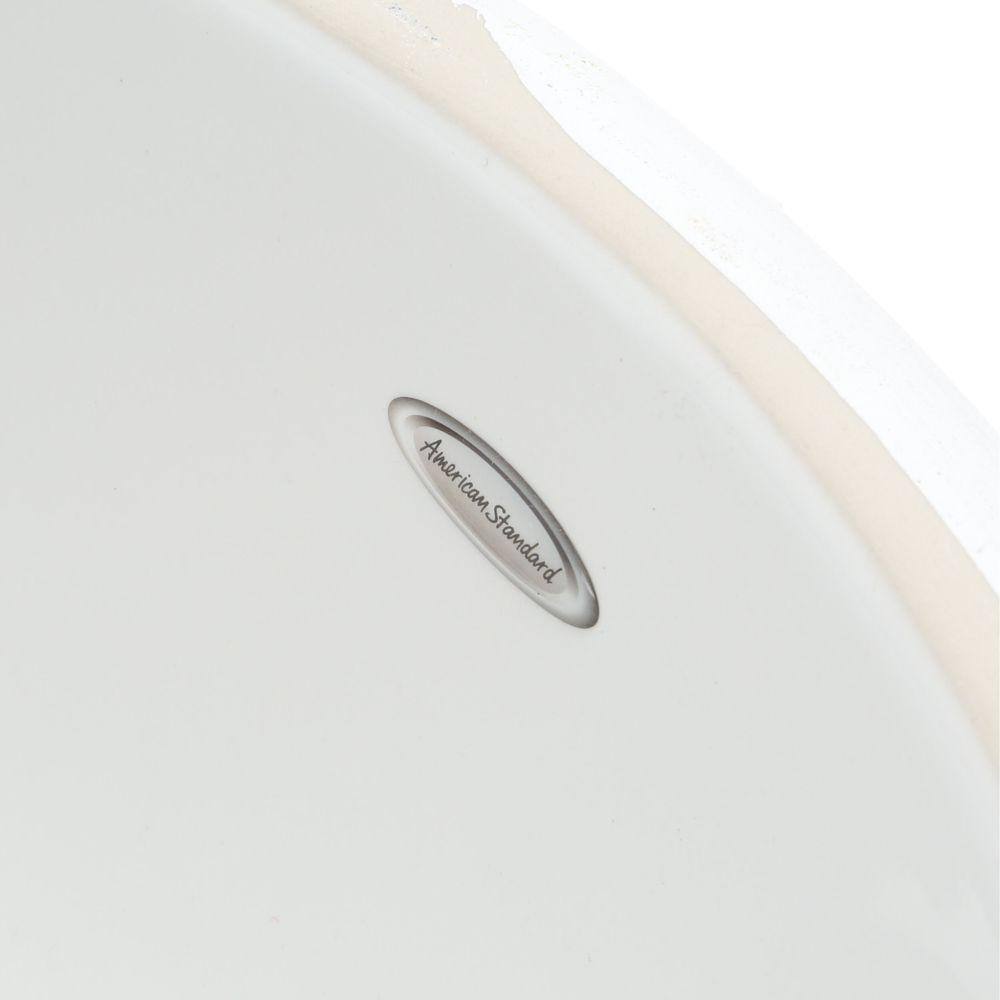 American Standard Ovalyn Undermount Bathroom Sink in White, 17.1 x 14.12 in