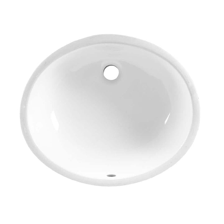 American Standard Ovalyn Undermount Bathroom Sink in White, 17.1 x 14.14 in