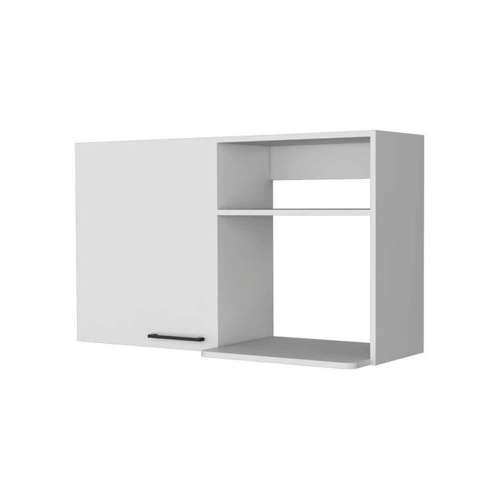 Amucolo 39.37 in. W x 15.75 in. D x 23.62 in. H White Wood Ready to Assemble Wall Kitchen Cabinet