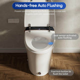 Casta Diva Elongated Electric Bidet Toilet with Auto Foam Layer, Flush & Nightlight