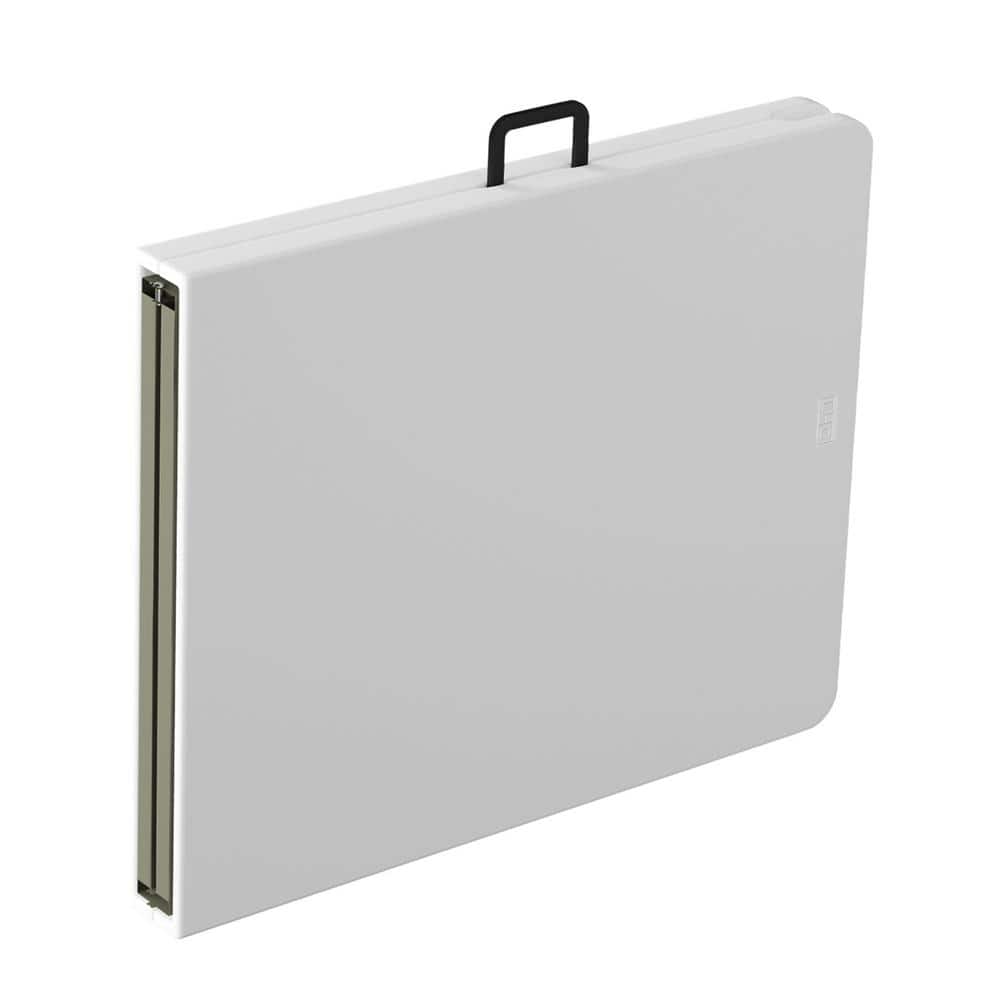 Lavish Home 6 ft. Folding Utility Table with Plastic Tabletop